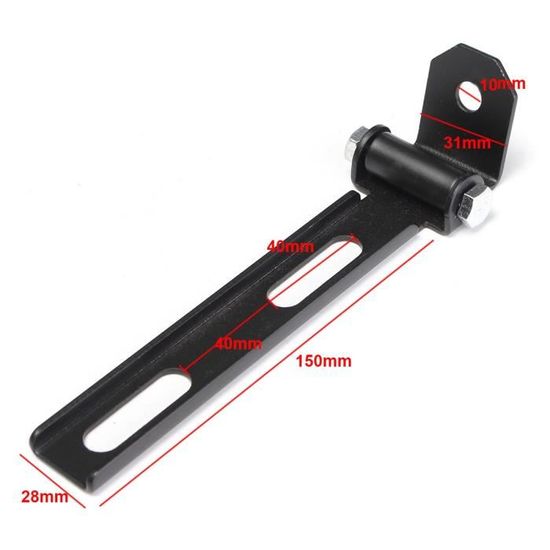 Support De Selle à Ressort Solo 3" Pour Harley Chopper/Bobber - Base Noire, Cuir PU, Neuf