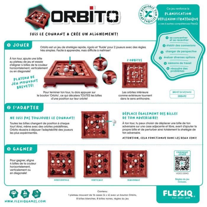 Jeux de société - Orbito - Jeux de stratégie - Cdiscount Jeux - Jouets