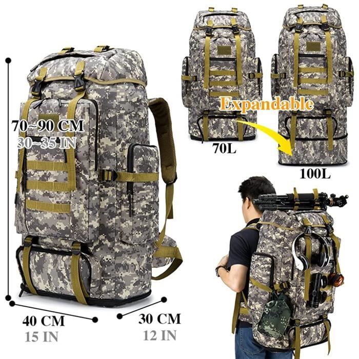 Sac à Dos De Voyage En Plein Air Pliable Étanche Respirant Sports Sac