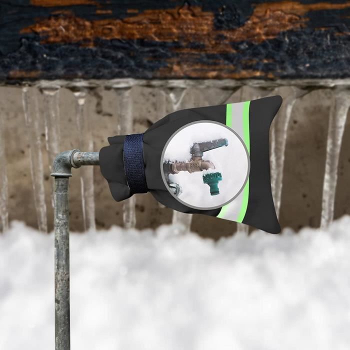 SURENHAP Housse de protection de robinet - Winter outdoor water Valve  isolation thermique antigel Cover - noir - Oxford tissu - Cdiscount  Bricolage