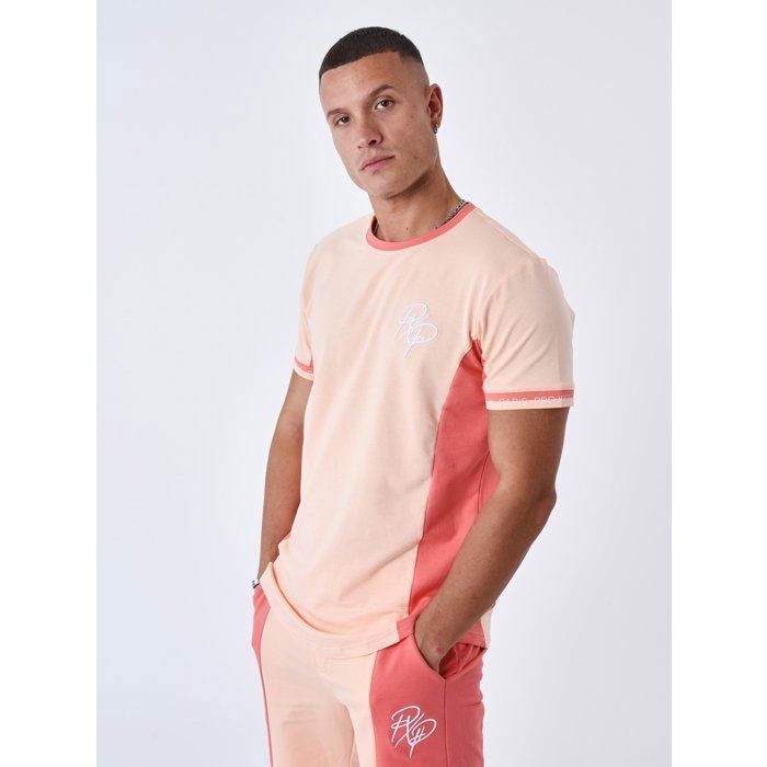 T-shirt Bicolore Pêche Cdiscount Prêt-à-Porter