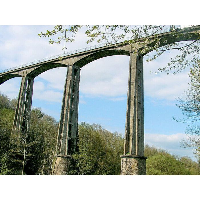 Saut à l'élastique en tandem pour 2 personnes au viaduc de Saint Georges le Gaultier avec certificat