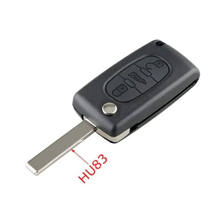 Cle Partner Clé Vierge ID46 CE0523 Testée Pour Peugeot 308/407/607/Expert Et Citroën C4/C5/C6/Picasso Cle Peugeot 207