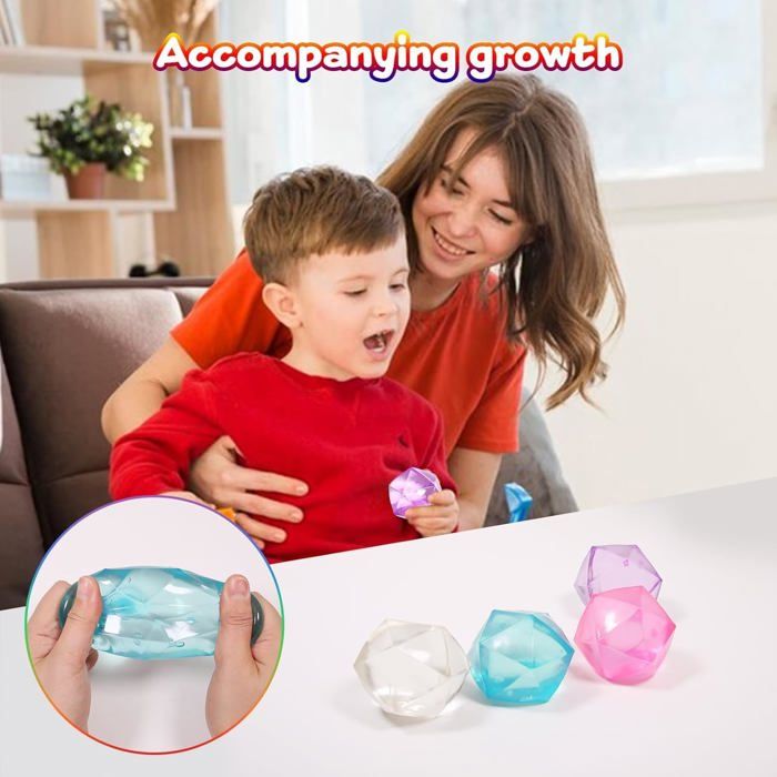 JoyJoyful 8 Pièces Balles Anti-Stress, Squishy Boules à Pétrir Anti JoyJoyful 8 Pièces Balles Anti-Stress, Squishy Boules à Pétrir Anti