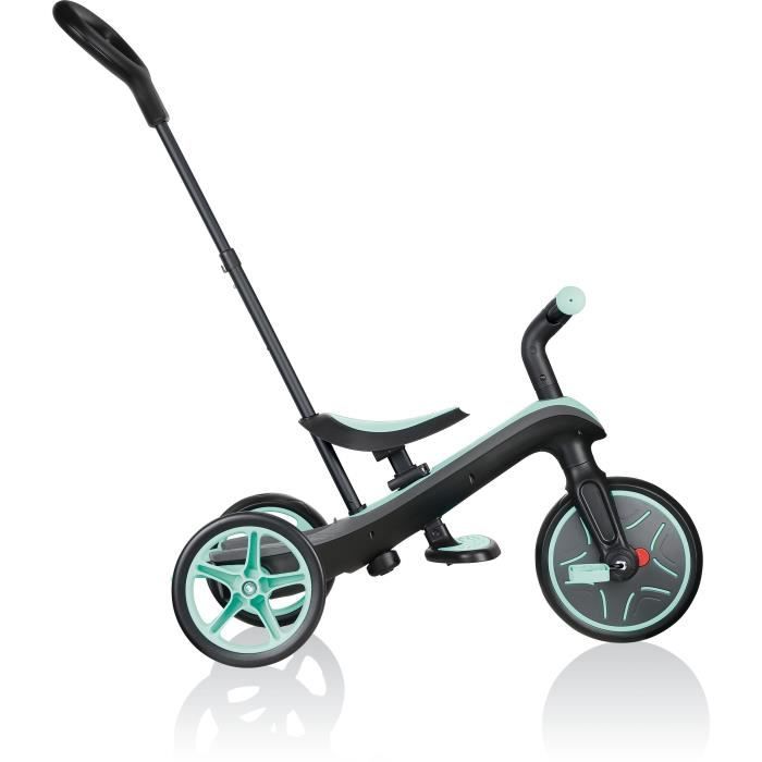 Globber Tricycle évolutif pour bébé EXPLORER 4 en 1 Vert menthe