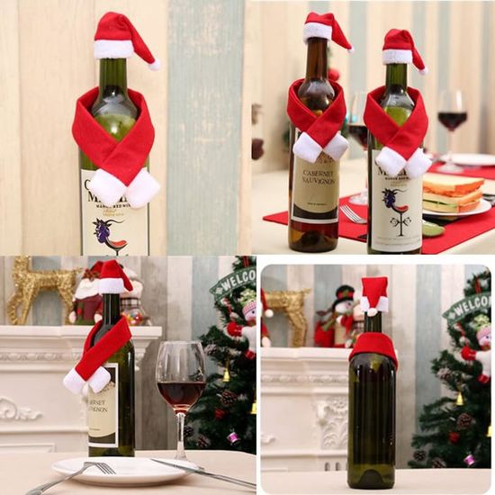 Housse De Bouteille De Vin De Noël Père