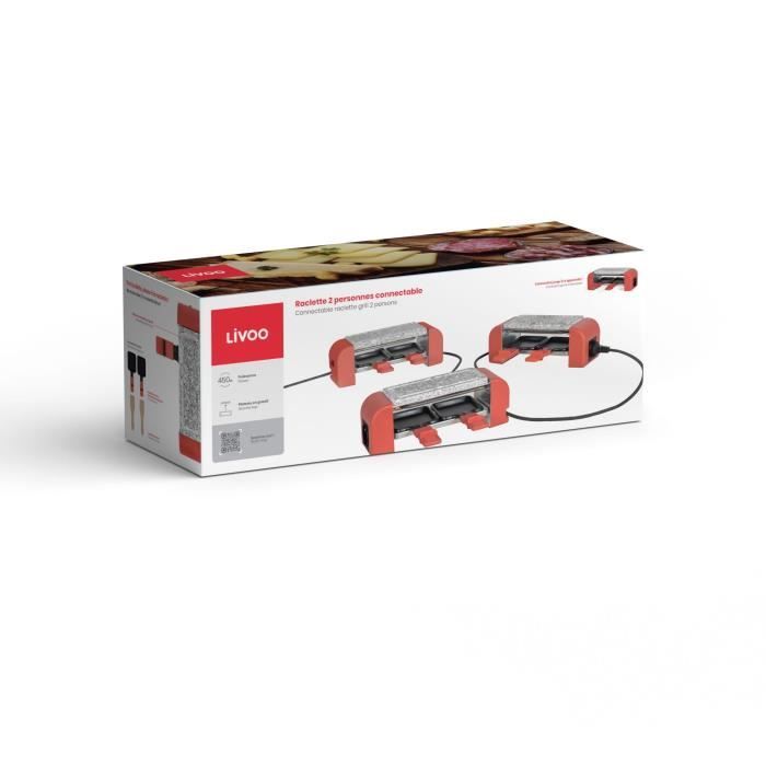 Set à raclette 6 personnes - Livoo x Marmiton Livoo DOC307 - Raclette