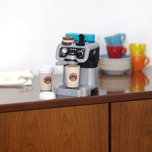 Howa Machine à Café Enfant En Bois - 4885 - 7 Accessoires - Boutons Fonctionnels - 16,5 X 23,5 X 13,5 Cm - Dès 3 Ans