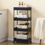 Chariot De Service Desserte De Cuisine A Roulettes En Acier Inox