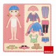 Puzzle en bois - Petite fille à habiller - 10 pièces - Goula-0