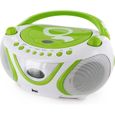 Lecteur CD MP3 enfant avec port USB GULLI - blanc et vert - 477108-0