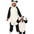 Déguisement pyjama panda bear pour enfants - DisfraZZes - Pyjama panda bear - Blanc - Intérieur - 100% polyester-0