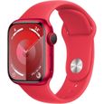 Apple Watch Series 9 GPS + Cellular - 41mm - Boîtier (PRODUCT)RED Aluminium - Bracelet (PRODUCT)RED Sport Band - M/L-0