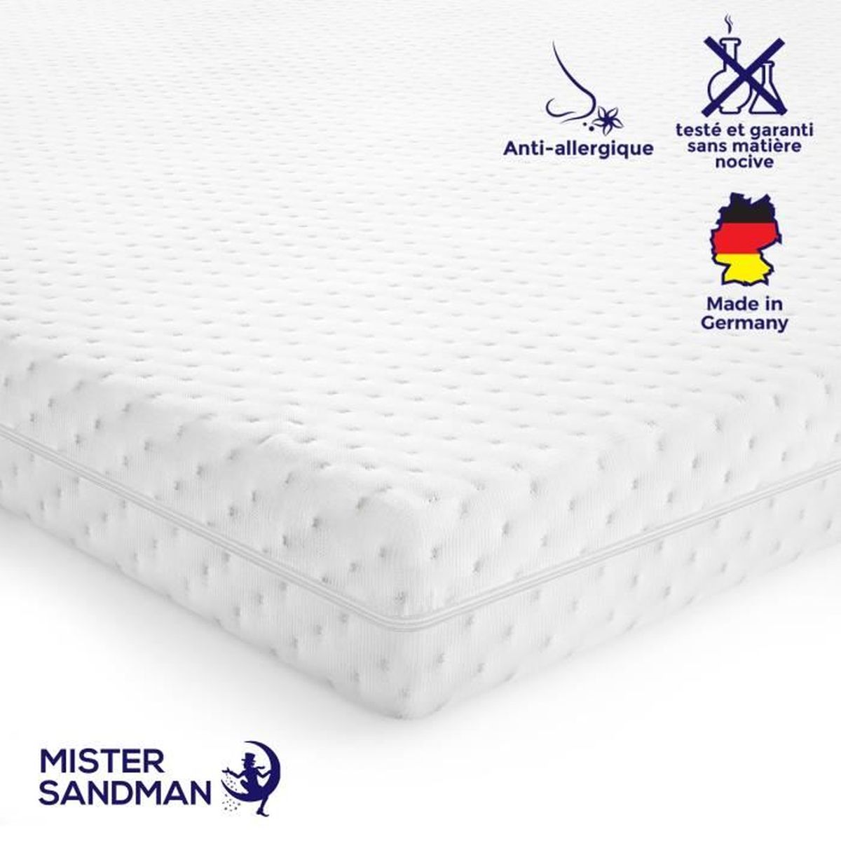 Surmatelas 120x190 Cm Mousse Confort Protege Matelas 120x190 Pas Cher Sur Matelas Hypoallergenique Housse Douceur Premium Amovible Achat Vente Sur Matelas Cdiscount