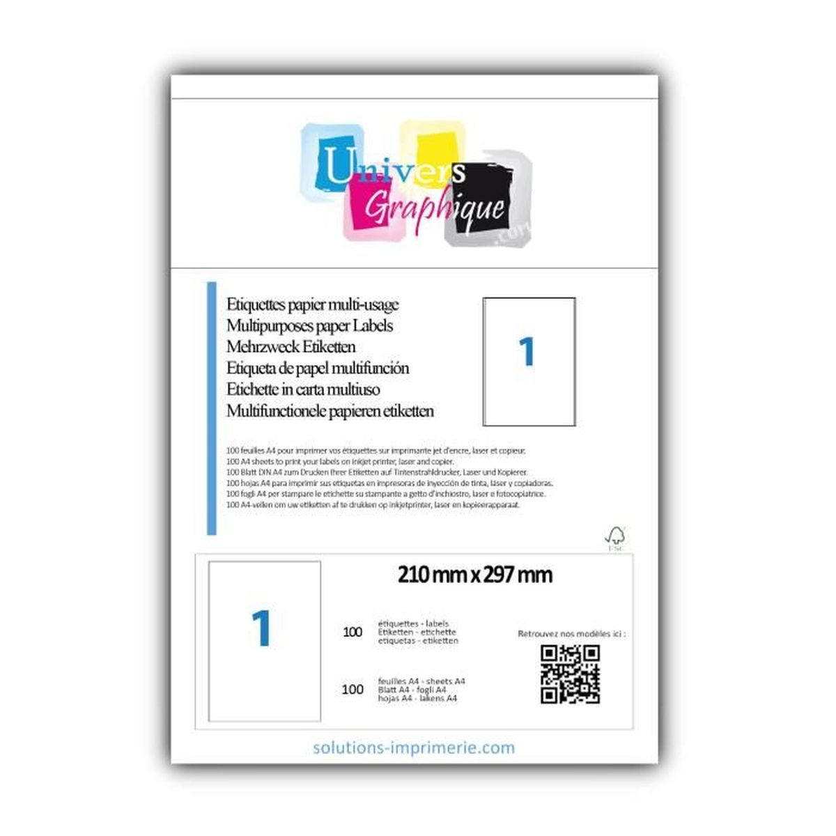 Papier Autocollant Imprimante A4, 30 Feuilles, Mat Blanc, Étiquette Adhésif  Imprimable, Imperméable, Résistants aux A73 - Cdiscount Informatique