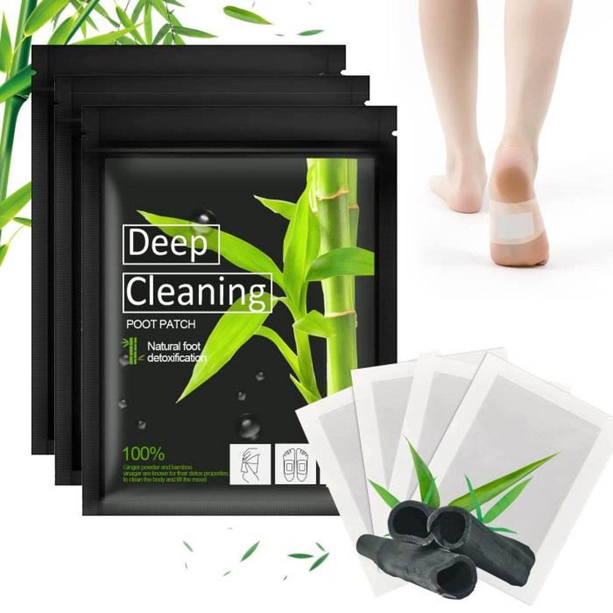Patch Detox Pieds,,Cleansing Detox Patches De Pieds,Soulager le Stress et Favorise la
