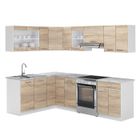 Vicco cuisine en angle Rick, Sonoma, 167 x 247 cm avec plan de travail