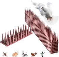 Pic Anti Pigeon, 12 Pièces Pic Anti Oiseaux Plastique, Pique Anti Pigeon Balcon 4.3 M, Pique Anti Oiseaux, Pointe Anti Pigeon.