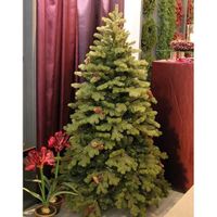 Sapin synthétique KONRAD avec pommes de pin, 165 cm, Ø115 cm - arbre de Noël artificiel - sapin plastique