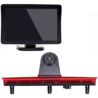 Kit Kit de camera de recul Moniteur a ecran TFT LCD de 4,3 Pouces+Voiture HD 3eme camera de recul inversee pour VW T5 Bus Tra