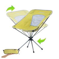 Chaise de camping pivotante à 360° - Kingcamp - 55 x 58 x 70 cm