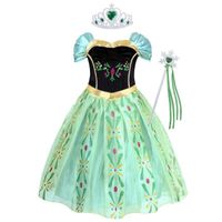 Jurebecia Filles Princesse Robe Frozen Costume Enfants Carnaval Pâques Fête D'anniversaire De Noël Halloween Robe