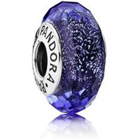 Pandora Charm Bead 791646 Women's argent 925ML Iridescent Faceted Murano Glass