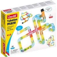 Quercetti - 4168 Tubation Maze Jeu de constructions tubulaires Multicolore 44 pieces