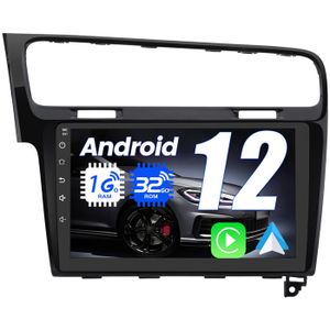 AUTORADIO AWESAFE Autoradio Android 12 pour VW Golf 7 (2012-2020),1Go+32Go 10'' Écran Tactile avec Carplay Android Auto GPS WiFi Bluetooth FM