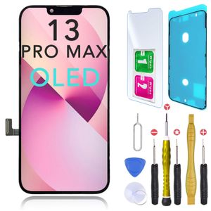 Kit écran LCD + Vitre Tactile Pour IPhone 13 Pro Max (6.7") - Noir, Neuf