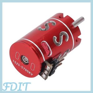 Moteur 390 RC, Moteur à Faible Bruit en Acier Inoxydable pour Voiture 1/16 RC