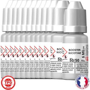 LIQUIDE Pack Booster Nicotine 6 mg 10 ml 50/50 -50% PG / 5