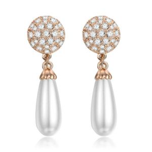 Clip De Femmes Pearl Boucles D Oreilles De Mariee Avec Art Deco