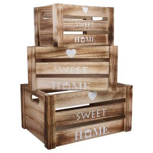 Caisse De Rangement Bois Achat Vente Pas Cher