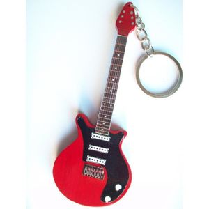 Porte clef métal forme guitare Gibson acoustique d'Elvis Presley