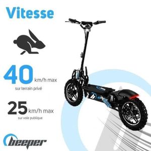 Trottinette Électrique Beeper Cross FX1600-S - Noire - 1600W - Neuve Sous Emballage