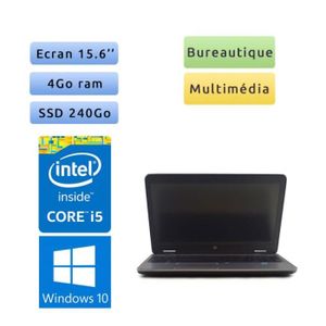 ORDINATEUR PORTABLE HP ProBook 650 G2 - Windows 10 - i5 4Go 240Go SSD 