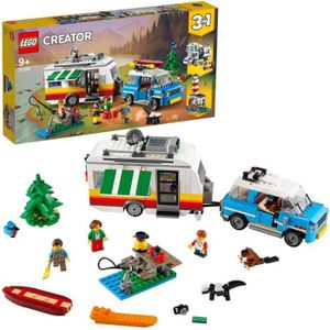 ASSEMBLAGE CONSTRUCTION LEGO® Creator 31108 Les vacances en caravane en famille