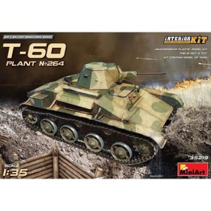 VOITURE À CONSTRUIRE Maquette char T-60 - Mini Art Russe - Plant No. 26