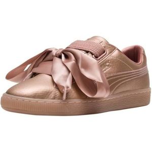 puma basket heart mujer