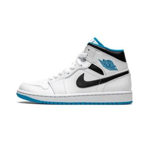Air jordan 1 mid mixed textures blue - Cdiscount