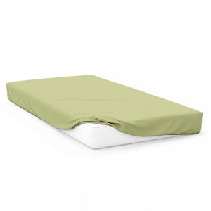 DRAP HOUSSE Drap housse bébé en JERSEY vert 60x120 cm