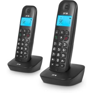 Téléphone fixe SPC Air Pro Duo – Téléphone fixe sans fil DUO avec