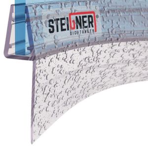 STEIGNER 250cm Joint d'étanchéité de douche en silicone - Anti-Fuites d'eau  - TRANSPARENT - SDD02-T-18 - Cdiscount Bricolage