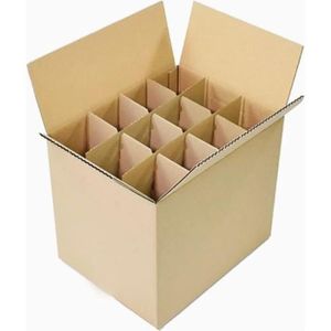 BOXPACKING, Cartons Déménagement, Lot de 20 Boite Carton Demenagement,  Emballage, 43x30x25 cm, Avec Poignées