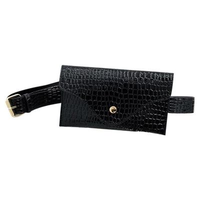 Noir Sac /à Main en Cuir PU Porte-Monnaie Portefeuille Femme