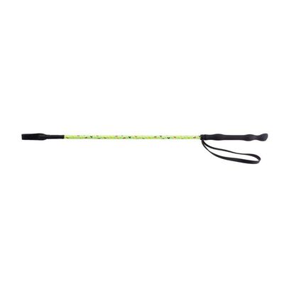 Cravache D'Équitation HoveeLuty En Cuir Synthétique Noir - Manche Antidérapant 45cm Pour Cheval