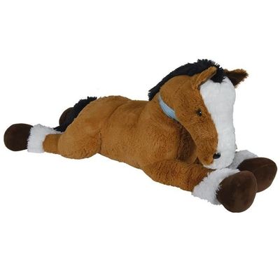 Cheval couche Geant brun 110cm Peluche Geante Cheval 1 metre
