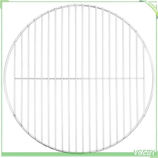 Grille De Barbecue Ronde En Acier Inoxydable 201 - 15 Cm Avec Pieds - Idéale Fumoir, Gaz, Charbon