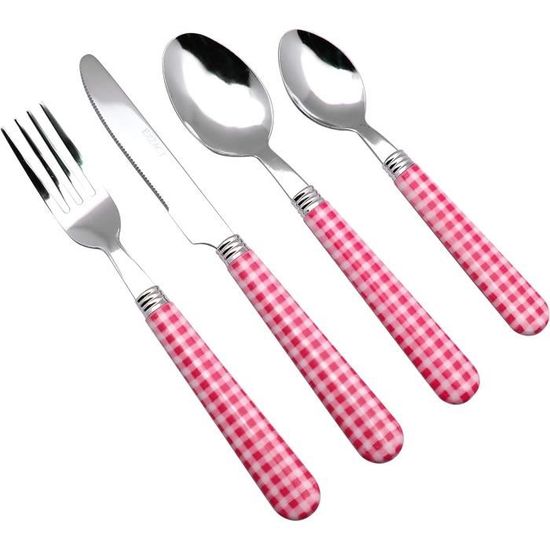 Saijer 6 Pièces Couverts Enfant Inox – Animaux Hiboux Bleu Rose Pour Bébé Et Enfant